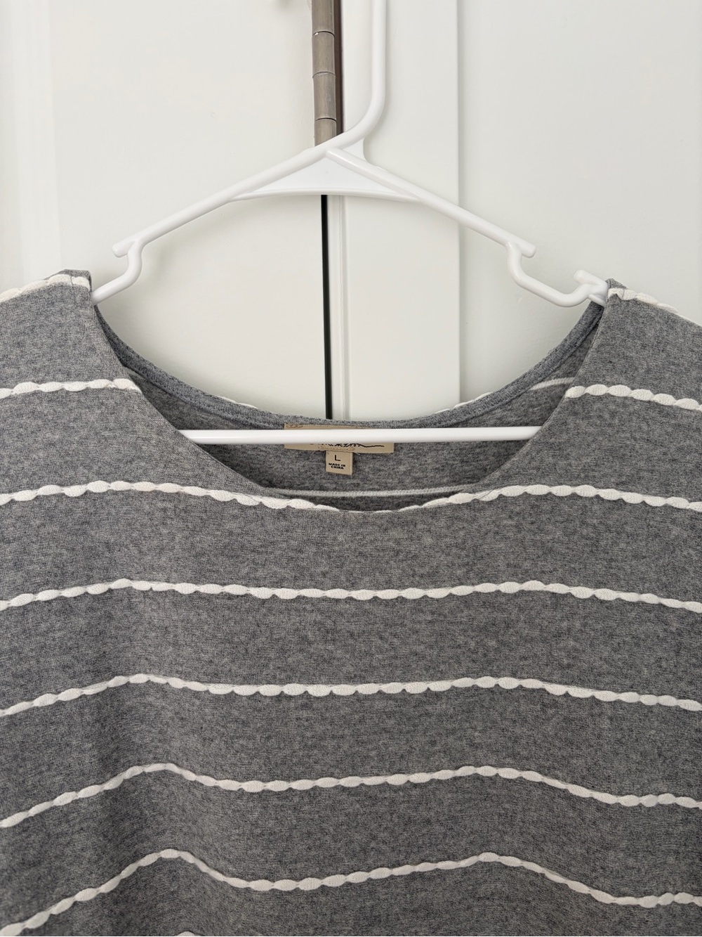 Grey Polagram Knee Length Dress - Picture 2 of 5